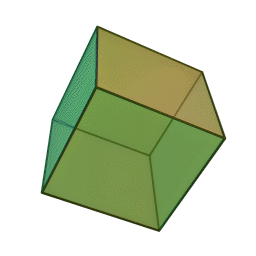"[A] completely symmetrical structure can always keep the walking capability when any of its six faces of the hexahedron touches the ground."--Application in robotics, via. 